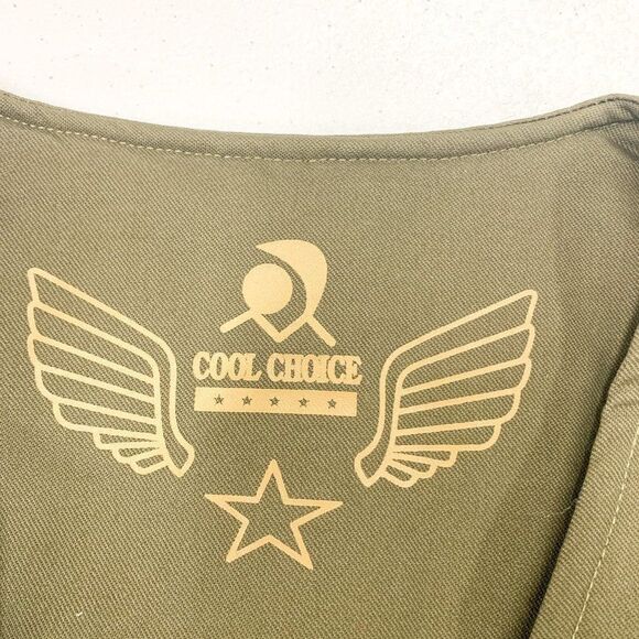 Cool Choice Cargo Vest Mens Large Green Faux Fur Lined Outdoor Leisure Casual - Picture 9 of 15